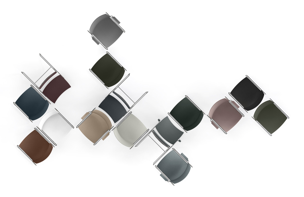 casala curvy cobra cello chair barstool beam seating new plastic colours